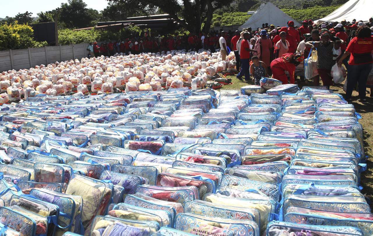 Delivering kits to NGOs